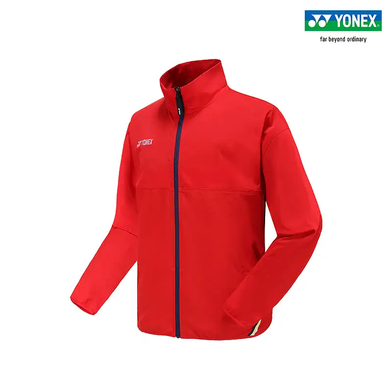 Yonex Premium Warm-up Jacket 50130 RubyRed MEN'S (Clearance)